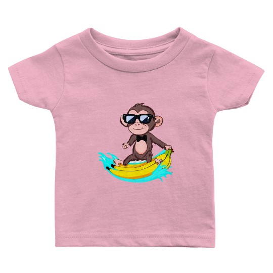 Funky Monkey Business Baby T Shirts