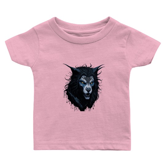Chaos Unleashed of the Mythical Beast Fenrir Baby T Shirts