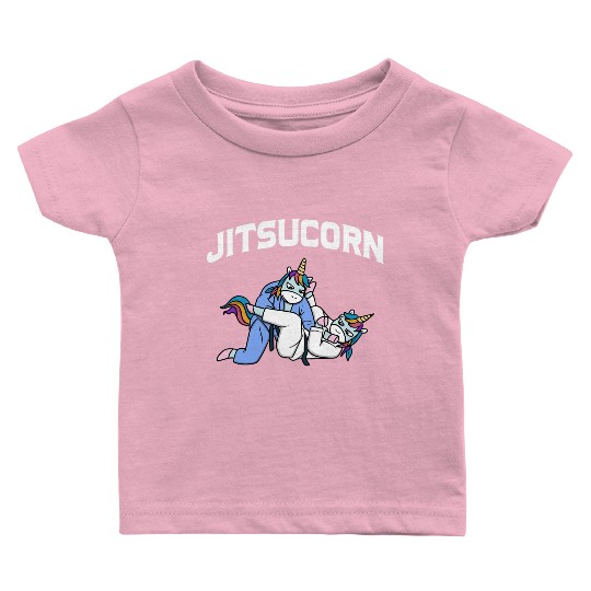 Jitsucorn Jiu Jitsu Unicorn MMA BJJ Judo 1 Baby T Shirts