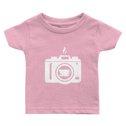 Photographer Camera And Coffee Lover Photography Baby T Shirts