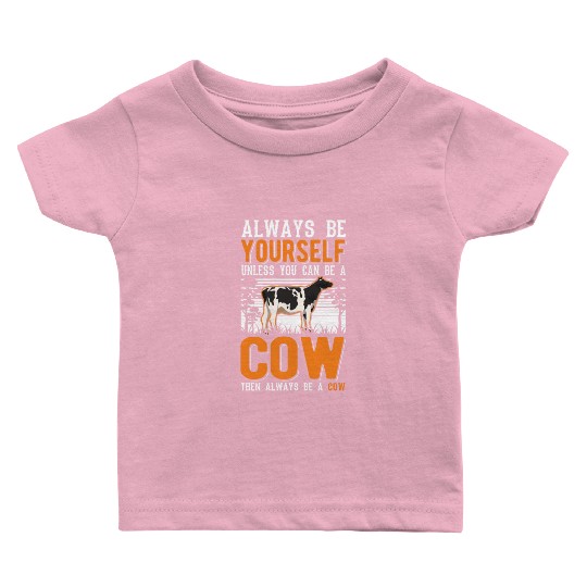 Cow Gift Farmer Cattle Breeder Cows Baby T Shirts