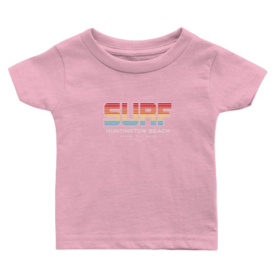Surf in Huntington Beach nature Baby T Shirts