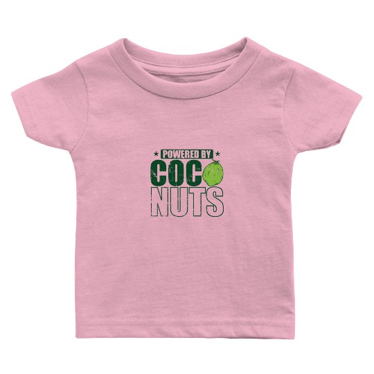 Powered by Coconuts Palm exotic Fruit Baby T Shirts