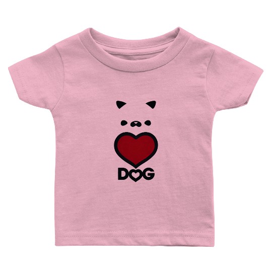 Love dog Baby T Shirts