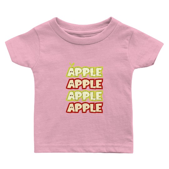 Apple Repeat Apple Picking Farmer Baby T Shirts
