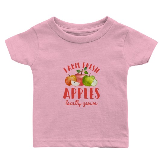 Apple Picking Farm Fresh Apples Farmer For Kids Baby T Shirts