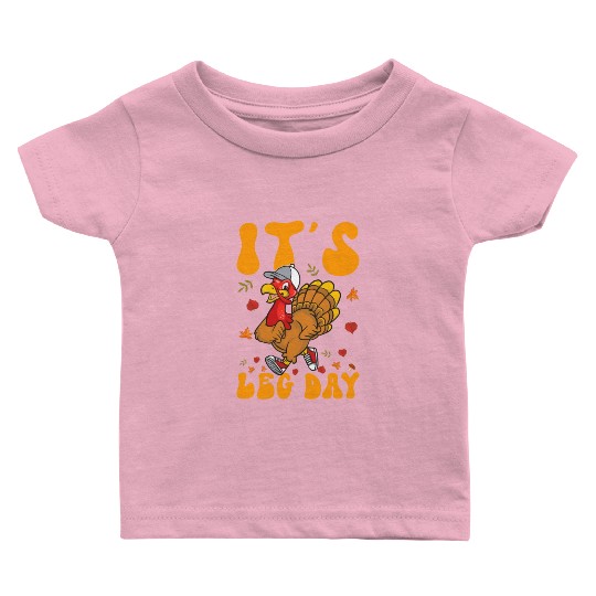 Thanksgiving Turkey Trot Squad Running Baby T Shirts