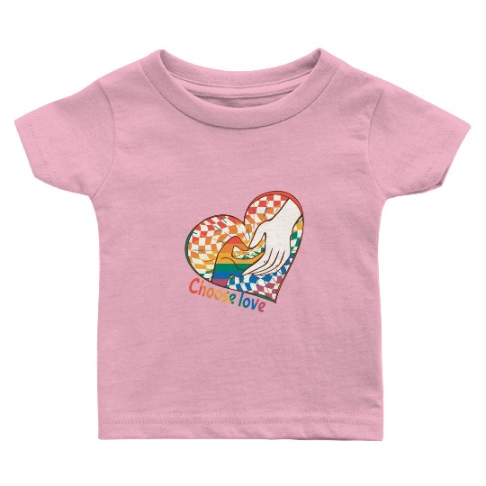 Choose Love Heart Baby T Shirts