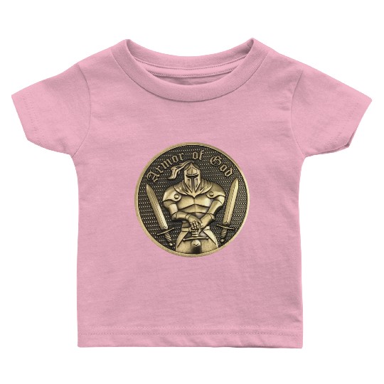 Armor of god christian knight Baby T Shirts