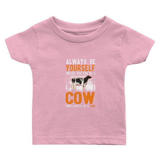 Cow Gift Farmer Cattle Breeder Cows Baby T Shirts
