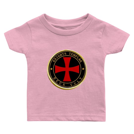 Knights Templar Deus Vult Baby T Shirts