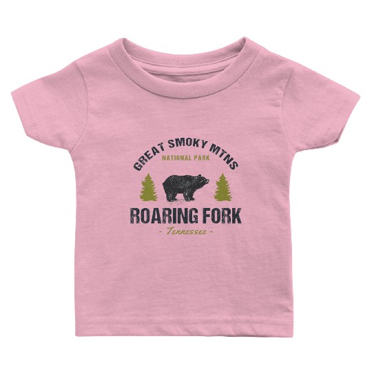 Roaring Fork Great Smoky Mountains Baby T Shirts