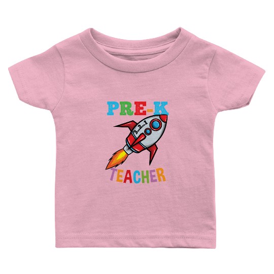 Space Pre K Teacher Preschool Back To School Baby T Shirts