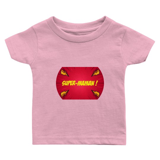 Super-mom super-hero. Best mom Mother's day Comics Baby T Shirts