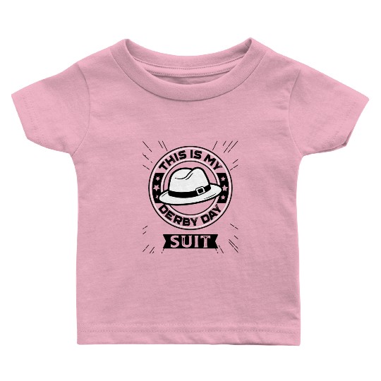 This Is My Derby Day Suit Horse Hat Kentucky 2023 Baby T Shirts