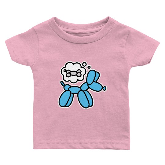 Balloon dog and bone Balloon artist Balloon animal Baby T Shirts