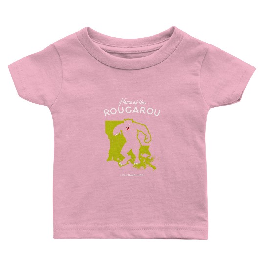 Home Of The Rougarou Louisiana Usa Cryptid Baby T Shirts