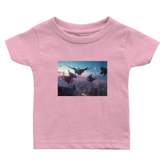 The Future is in Flight Baby T Shirts