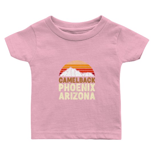 Phoenix Arizonna Mountain fan Summit Climbing Baby T Shirts