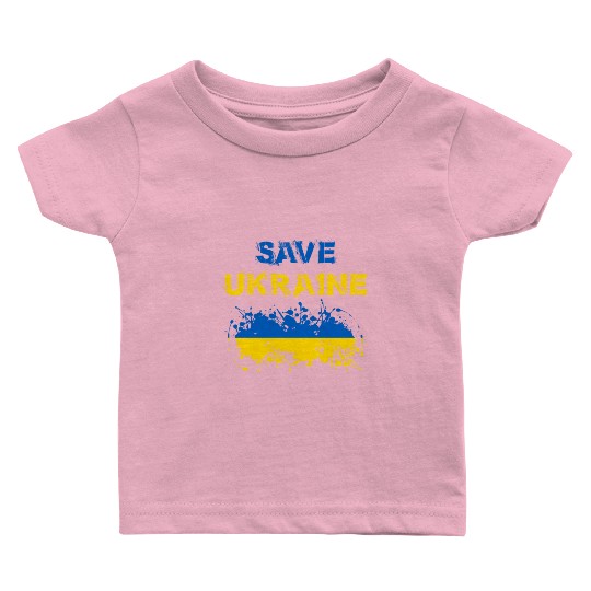 Save Ukraine Ukranian Baby T Shirts
