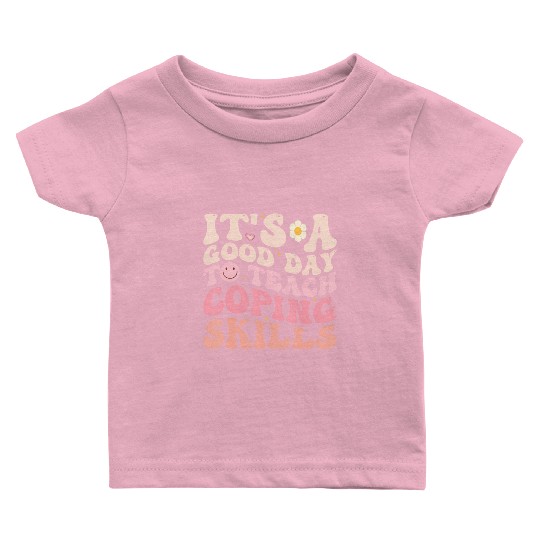 Teach ing Skills Teacher Back To School Counselor Baby T Shirts