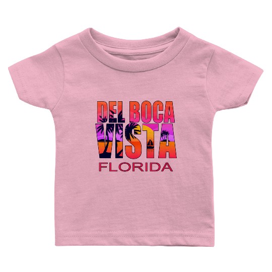 Del Boca Vista Retirement Community Novelty Baby T Shirts