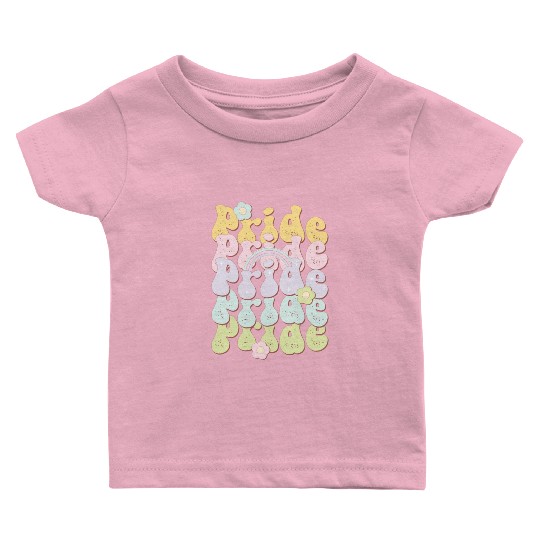 Pride Rainbow, LGBT Pride Month Baby T Shirts