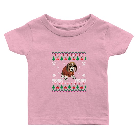 Dog Ugly Woof Beagle Baby T Shirts