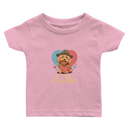 Lift Heavy Pet My Doodle Goldendoodle Dog Dad Baby T Shirts