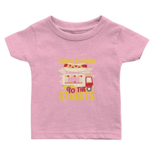 Street Food Hotdog Baby T Shirts