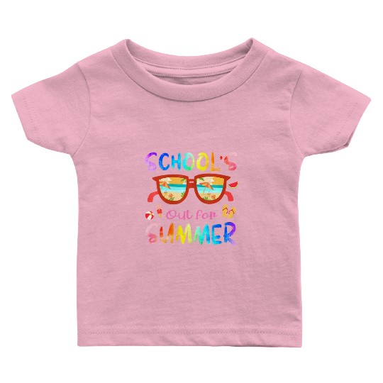 Schools Out For Summer Last Day Of School Teacher Baby T Shirts