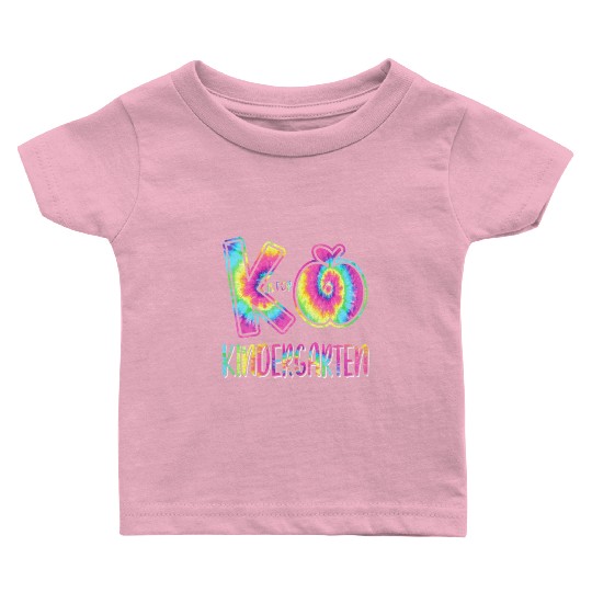 K Is For Kindergarten Tie Dye Teacher Back to Scho Baby T Shirts