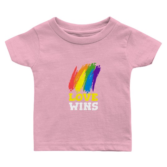 Love Wins LGBT Lesbian Pride Month Transgender Baby T Shirts