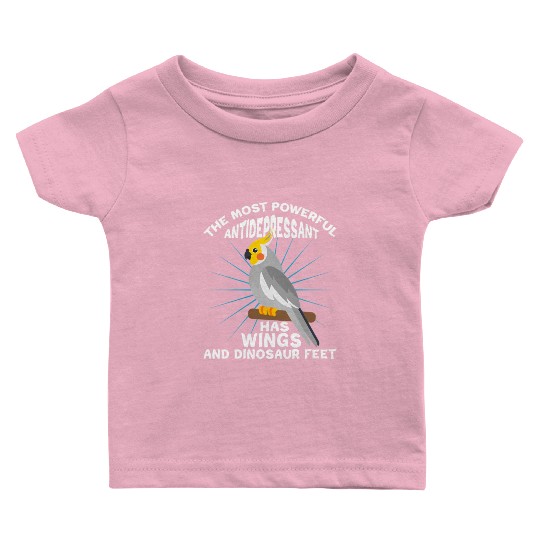 Baby Yellow Cockatiel Antidepressant Dress - Baby T Shirts