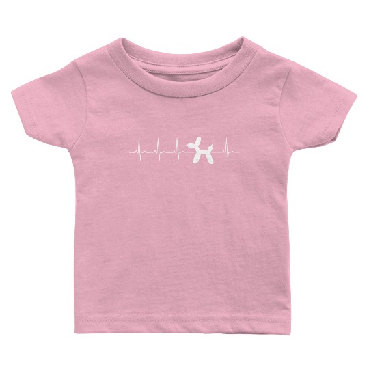 Balloon Twister Ekg Hebeat Baby T Shirts