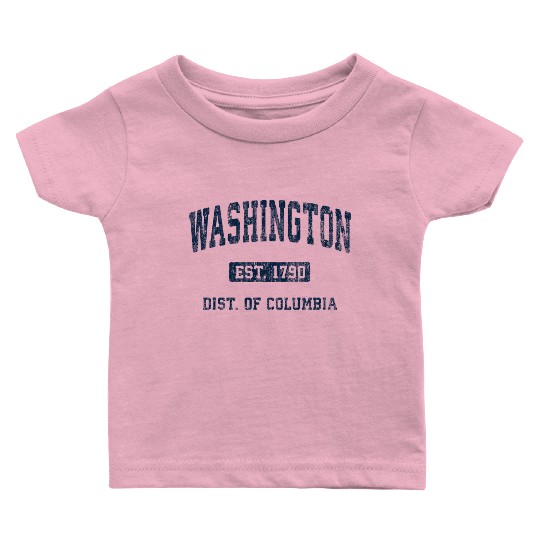 Washington Dc Athletic Sports Baby T Shirts