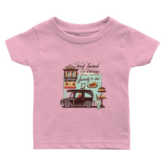 Pastries and bakery: a delicious combination Baby T Shirts
