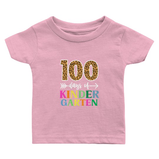 100 Days Of Kindergarten School Teacher Smarter Baby T Shirts