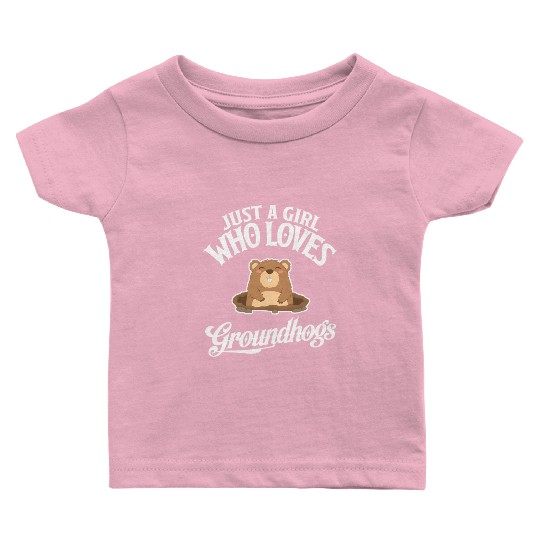 Who Loves Groundhogs Groundhog Baby T Shirts