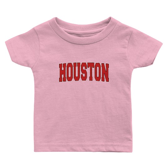 Houston Tx Texas Varsity Style Usa Sports Baby T Shirts