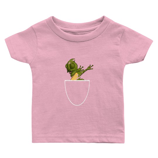 Dabbing Lizard Reptile Animal Pocket Chameleon Baby T Shirts