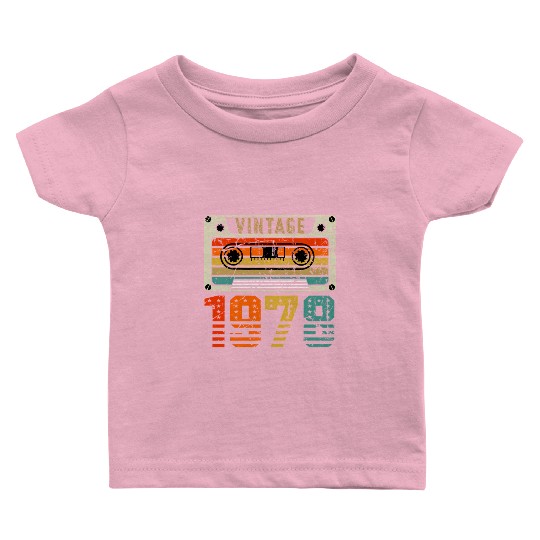 1978 44 And 44Th Baby T Shirts