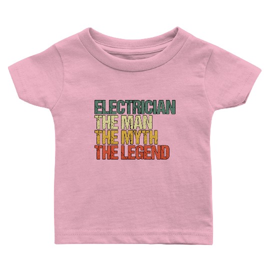 Electrician Journeyman Electrical Engineer Baby T Shirts