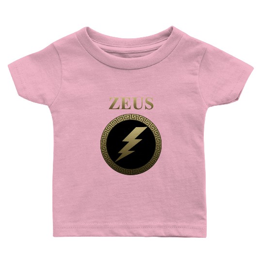 Zeus Ancient Greek God Thunderbolt Baby T Shirts