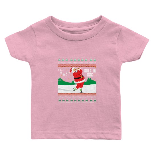 Ho Ho Ho Ugly Santa Golf Jumper Baby T Shirts