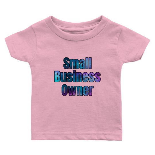 Small Business Owner watercolor Baby T Shirts