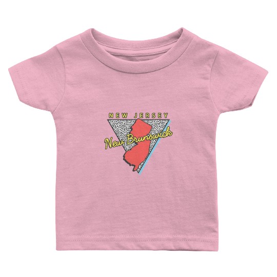 New Brunswick New Jersey Triangle Nj City Baby T Shirts