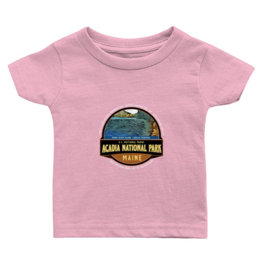Acadia National Park Maine Vacation Baby T Shirts