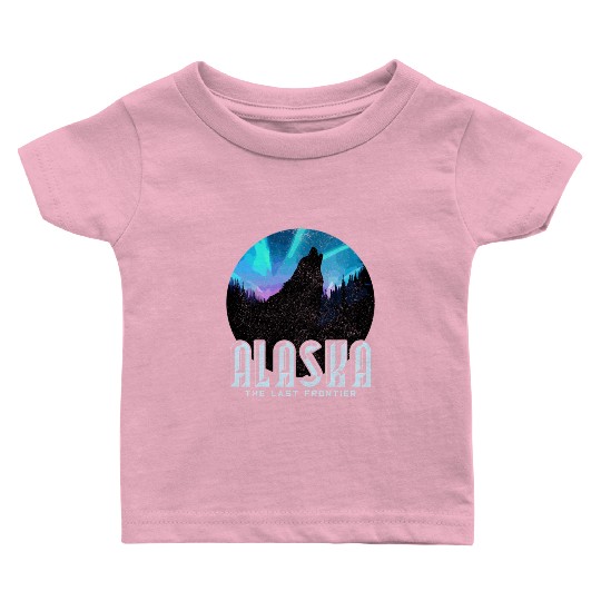 Alaa Wolf The Last Frontier Nature Baby T Shirts