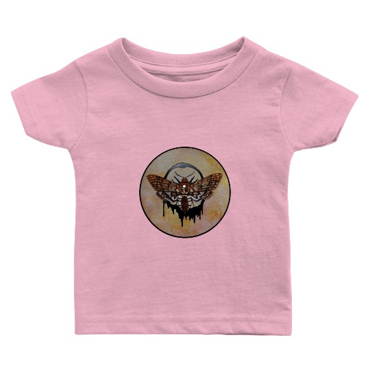 Death'S Head Hawk Moth Baby T Shirts